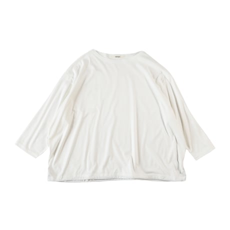 DRAWSTRING BOAT NECK L/S TEE  ドローコード ボートネック 長袖Tシャツ  A52616