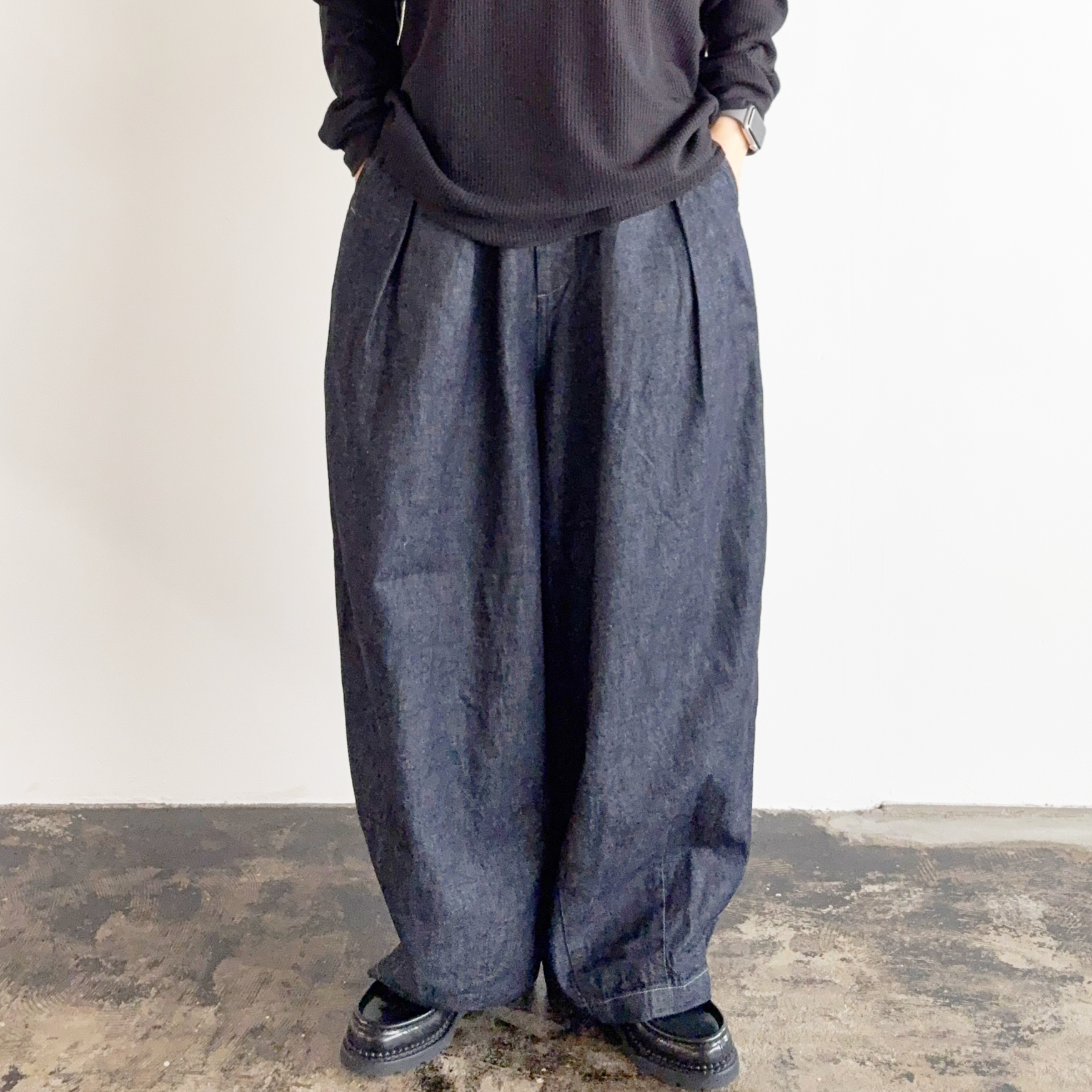 10oz DENIM CIRCUS PANTS / ONE WASH 10ozデニムサーカスパ