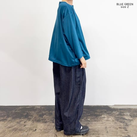 DRAWSTRING BOAT NECK L/S TEE  ドローコード ボートネック 長袖Tシャツ  A52616