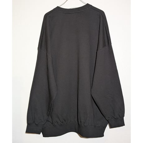 【受注生産】《まさかのさむかわコラボ》わんわん博物館〜WANPAKU〜ビッグシルエットスウェット　BLACK