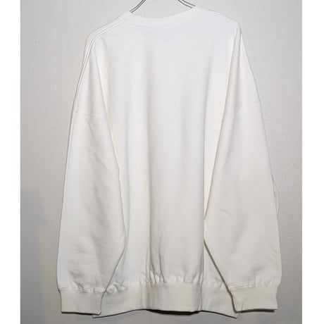 【受注生産】《まさかのさむかわコラボ》わんわん博物館〜WANPAKU〜ビッグシルエットスウェット　WHITE