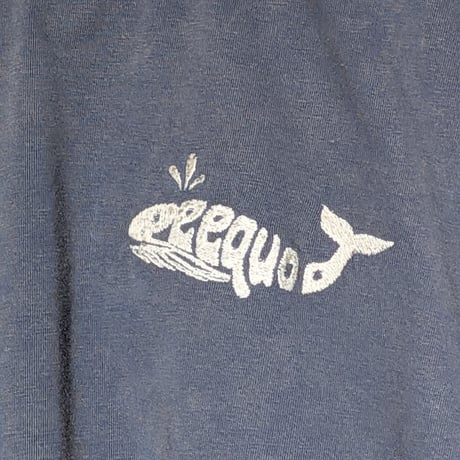 peequod白鯨ロゴ刺繍クロップドトップス