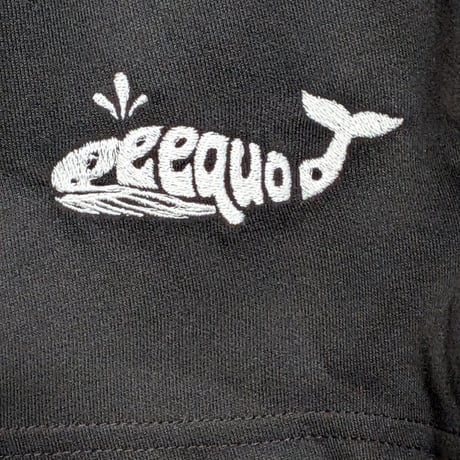 白鯨peequod刺繍生地良すぎワイドハーフパンツ