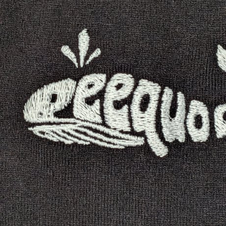 peequod白鯨ロゴ刺繍ベースボールシャツ