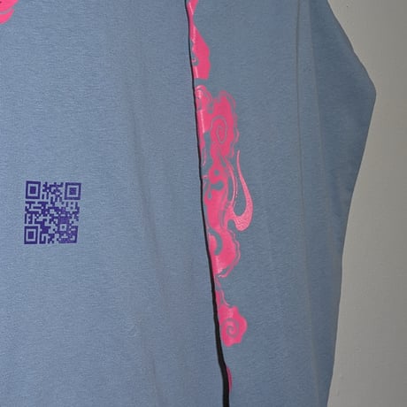【受注生産】BBW×ゆるふわぴんくチャン×peequodコラボ第二弾！ 体重が重すぎて天から落ちてきたどすけべぽっちゃり天女ビッグシルエットロンT