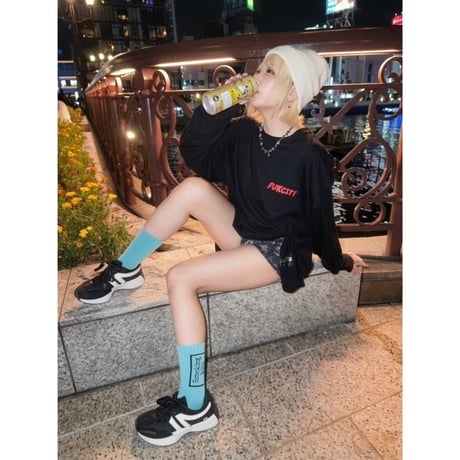 【受注生産】FUKCITY NIGHT MAPビッグシルエットロンT