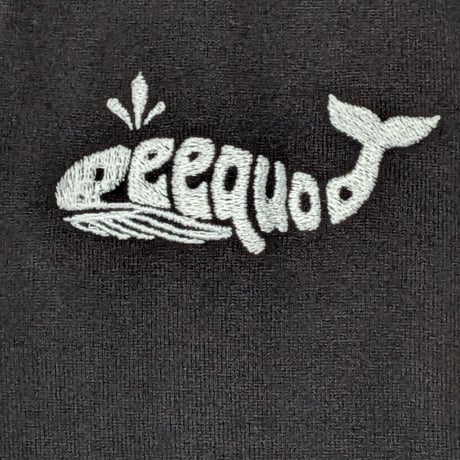peequod白鯨ロゴ刺繍ベースボールシャツ