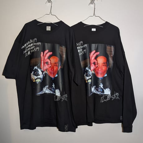 広島太郎×peequodコラボビッグシルエットtee(半袖/長袖)