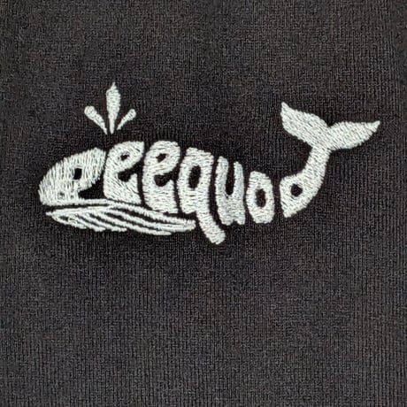 peequod白鯨ロゴ刺繍ベースボールシャツ