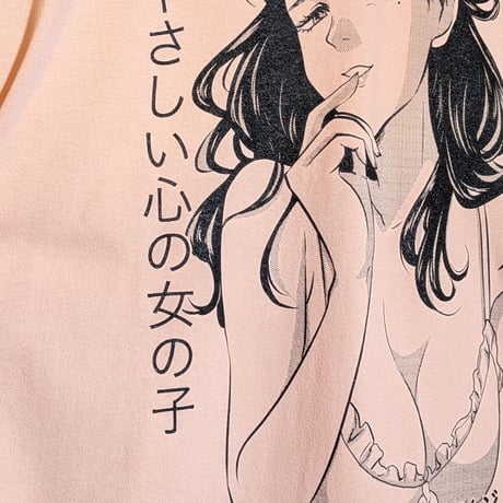 【予約商品】高円寺純情日和ロンTオフピンク S〜XLサイズ