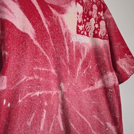 peequodロゴプリントブリーチtee