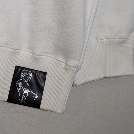 【受注生産】《まさかのさむかわコラボ》わんわん博物館〜WANPAKU〜ビッグシルエットスウェット　WHITE