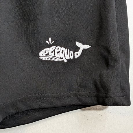 白鯨peequod刺繍生地良すぎワイドハーフパンツ