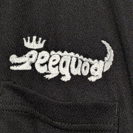 peequodワニロゴ刺繍ポロシャツ