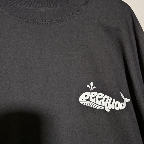 【受注生産】peequod白鯨ロゴビッグシルエットロンT