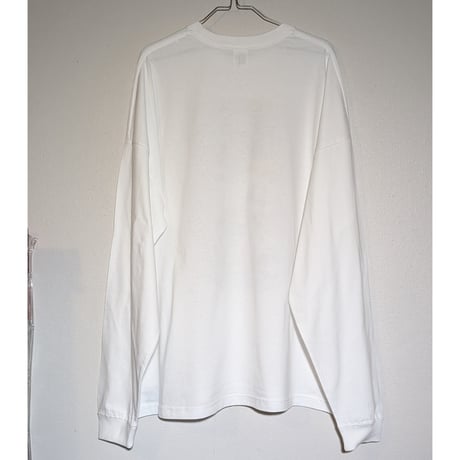 【受注生産】《まさかのさむかわコラボ》わんわん博物館〜WANPAKU〜ビッグシルエットロンT　WHITE