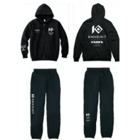 KNOCK OUT×inspiritコラボ スウェットセットアップ  キッズ