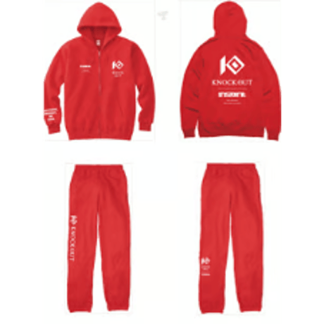 KNOCK OUT×inspiritコラボ スウェットセットアップ  キッズ