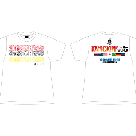 KNOCKIN' on the WORLD 大会限定Tシャツ