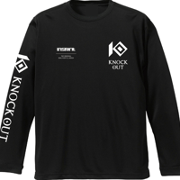 KNOCK OUT×inspiritコラボ ドライロングスリーブTシャツ