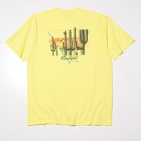 RADIALL "TOURS" - CREW NECK T-SHIRT S/S YELLOW