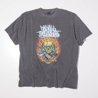 RADIALL "SEAWEED"-CREW NECK T-SHIRT S/S FADE BLACK
