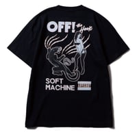 SOFTMACHINE "OFF!-T" S/S T-SHIRT BLACK