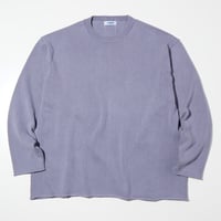 RADIALL "LUDWIG" - CREW NECK SWEATER L/S FADE PURPLE