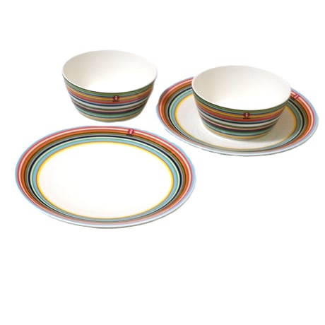 イッタラiittala　オリゴorigo  オレンジ　６ピースセット（20センチプレート、ボウル、マグ） 【御結婚御祝・内祝・新築御祝・還暦御祝・御礼・寿・ギフト包装可能】