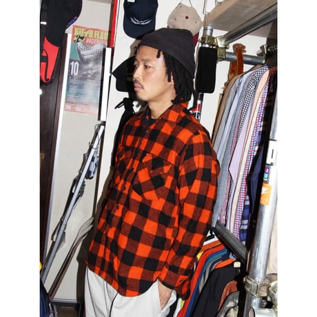 Pendleton Heavy Wool Buffalo Check Shirt "Outdoor Man" <Made In USA>