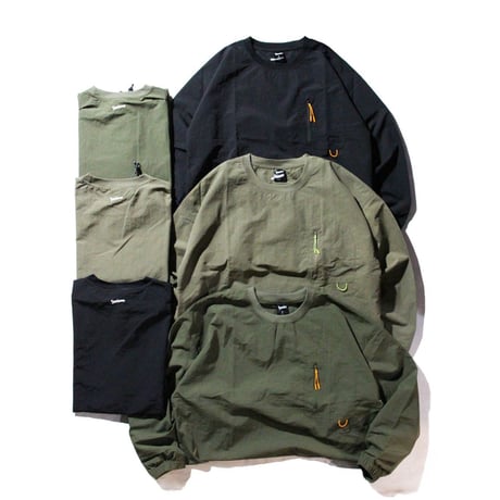 Stockroom OG Wear "Nylon Ripstop L/SL Tee With Pocket"