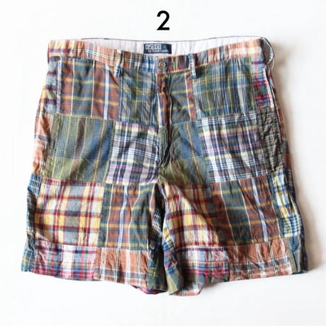 Polo RL Patchwork Plaid & Thermal Shorts