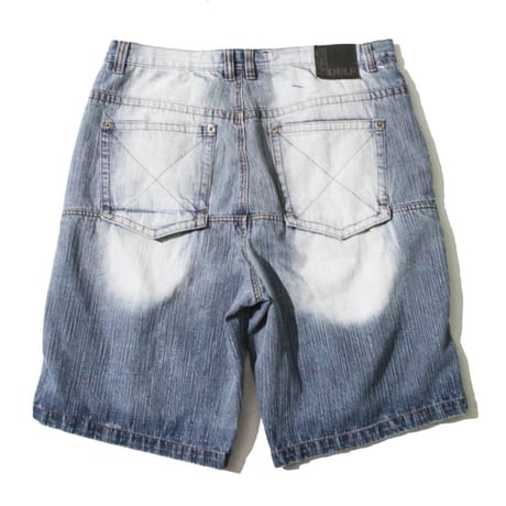 PELLE PELLE Cut Off Jean / DELF Hard Washed Denim Shorts