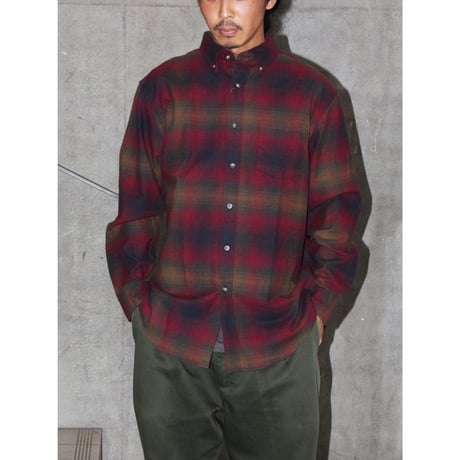 Pendleton Ombre Plaid Flannel Shirt