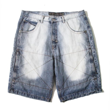 PELLE PELLE Cut Off Jean / DELF Hard Washed Denim Shorts