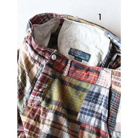 Polo RL Patchwork Plaid & Thermal Shorts