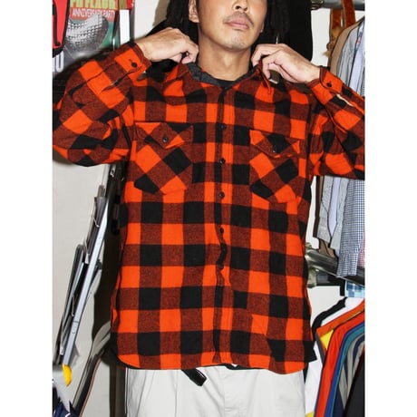 Pendleton Heavy Wool Buffalo Check Shirt "Outdoor Man" <Made In USA>