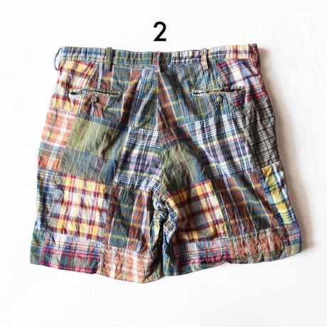 Polo RL Patchwork Plaid & Thermal Shorts