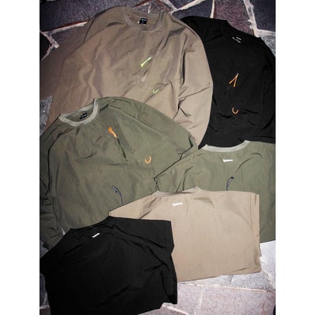 Stockroom OG Wear "Nylon Ripstop L/SL Tee With Pocket"