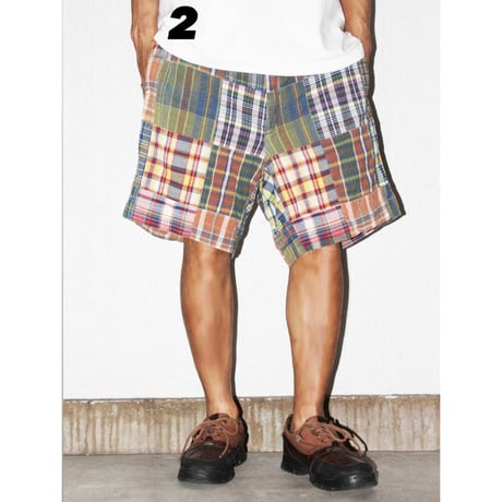 Polo RL Patchwork Plaid & Thermal Shorts