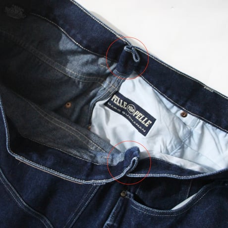 PELLE PELLE Cut Off Jean / DELF Hard Washed Denim Shorts
