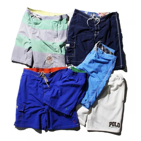 【New】 Polo RL Sweat Short <White> /  【Used】 Polo RL Swim Shorts