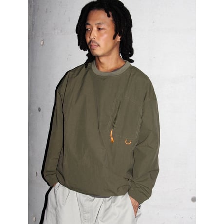 Stockroom OG Wear "Nylon Ripstop L/SL Tee With Pocket"