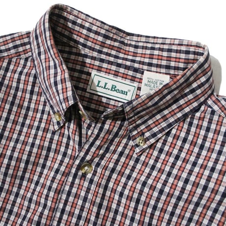 L.L. Bean Plaid L/SL B.D Shirt