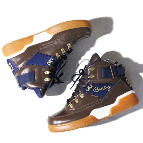 Patrick Ewing 33 Hi Winter "Brown x Navy"