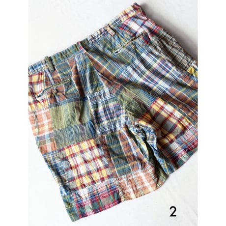 Polo RL Patchwork Plaid & Thermal Shorts