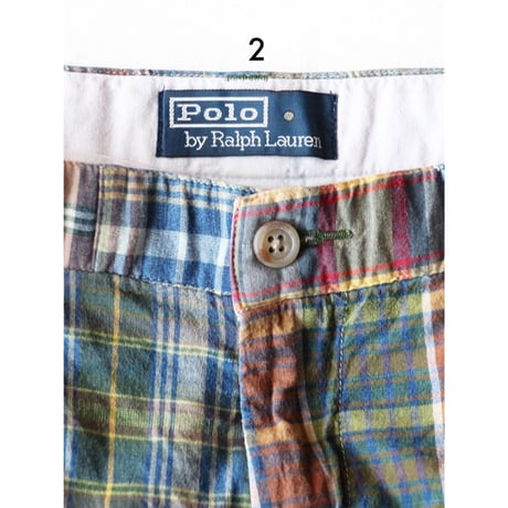 Polo RL Patchwork Plaid & Thermal Shorts