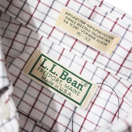 L.L. Bean Plaid L/SL B.D Shirt
