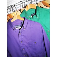 Lands' End Color L/SL Shirts