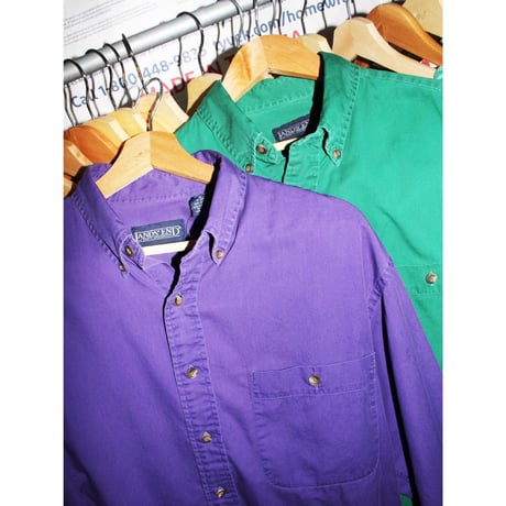 Lands' End Color L/SL Shirts
